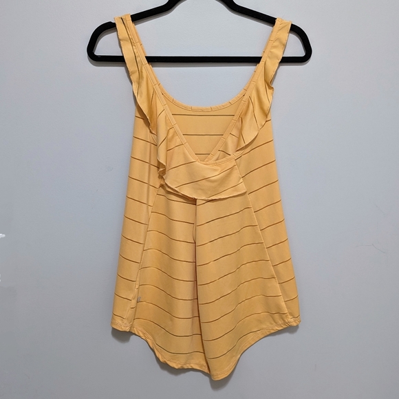 Ruffle strap sheer tank - Picture 2 of 7